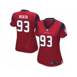 Women Nike Houston Texans #93 Joel Heath Game Red Alternate NFL Jersey