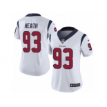 Women Nike Houston Texans #93 Joel Heath White Vapor Untouchable Limited Player NFL Jersey