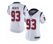 Women Nike Houston Texans #93 Joel Heath White Vapor Untouchable Limited Player NFL Jersey