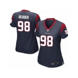 Women Nike Houston Texans #98 D.J. Reader Game Navy Blue Team Color NFL Jersey