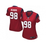 Women Nike Houston Texans #98 D.J. Reader Game Red Alternate NFL Jersey