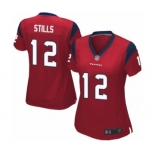 Women's Houston Texans #12 Kenny Stills Game Red Alternate Football Jersey