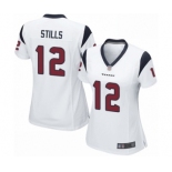 Women's Houston Texans #12 Kenny Stills Game White Football Jersey