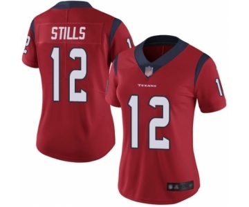 Women's Houston Texans #12 Kenny Stills Red Alternate Vapor Untouchable Limited Player Football Jersey