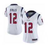 Women's Houston Texans #12 Kenny Stills White Vapor Untouchable Limited Player Football Jersey