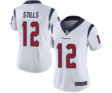 Women's Houston Texans #12 Kenny Stills White Vapor Untouchable Limited Player Football Jersey