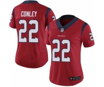 Women's Houston Texans #22 Gareon Conley Red Alternate Vapor Untouchable Limited Player Football Jersey