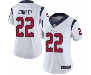 Women's Houston Texans #22 Gareon Conley White Vapor Untouchable Limited Player Football Jersey