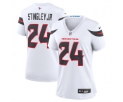 Women's Houston Texans #24 Derek Stingley Jr. White 2024 Stitched Jersey