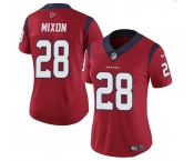 Women's Houston Texans #28 Joe Mixon Red Vapor Untouchable Limited Stitched Jersey