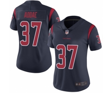 Women's Houston Texans #37 Jahleel Addae Limited Navy Blue Rush Vapor Untouchable Football Jersey