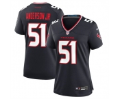 Women's Houston Texans #51 Will Anderson Jr. Navy 2024 Stitched Jersey