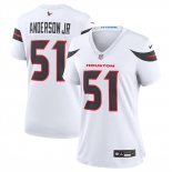 Women's Houston Texans #51 Will Anderson Jr. White 2024 Stitched Jersey