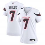 Women's Houston Texans #7 C.J. Stroud White 2024 Stitched Jersey