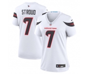 Women's Houston Texans #7 C.J. Stroud White 2024 Stitched Jersey