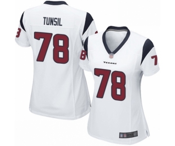 Women's Houston Texans #78 Laremy Tunsil Game White Football Jersey