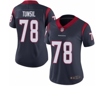 Women's Houston Texans #78 Laremy Tunsil Navy Blue Team Color Vapor Untouchable Limited Player Football Jersey