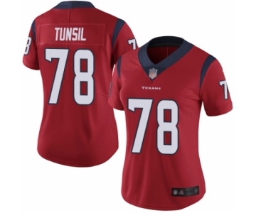 Women's Houston Texans #78 Laremy Tunsil Red Alternate Vapor Untouchable Limited Player Football Jersey