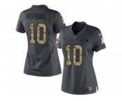 Women's Nike Houston Texans #10 DeAndre Hopkins Limited Black 2016 Salute to Service NFL Jersey