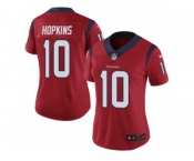 Women's Nike Houston Texans #10 DeAndre Hopkins Vapor Untouchable Limited Red Alternate NFL Jersey