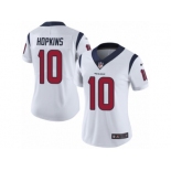 Women's Nike Houston Texans #10 DeAndre Hopkins Vapor Untouchable Limited White NFL Jersey