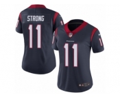 Women's Nike Houston Texans #11 Jaelen Strong Vapor Untouchable Limited Navy Blue Team Color NFL Jersey