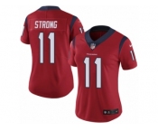 Women's Nike Houston Texans #11 Jaelen Strong Vapor Untouchable Limited Red Alternate NFL Jersey