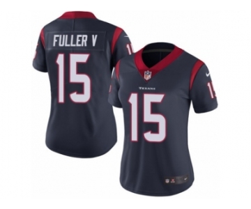 Women's Nike Houston Texans #15 Will Fuller V Vapor Untouchable Limited Navy Blue Team Color NFL Jersey