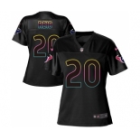 Women's Nike Houston Texans #20 Justin Reid Game Black Fashion NFL Jersey