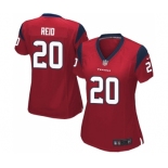 Women's Nike Houston Texans #20 Justin Reid Game Red Alternate NFL Jersey