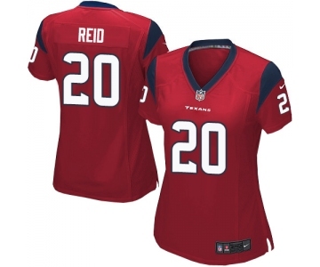 Women's Nike Houston Texans #20 Justin Reid Game Red Alternate NFL Jersey