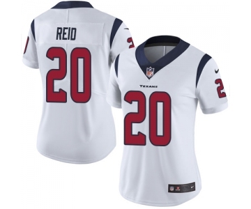 Women's Nike Houston Texans #20 Justin Reid White Vapor Untouchable Elite Player NFL Jersey