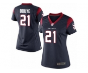 Women's Nike Houston Texans #21 A.J. Bouye Limited Navy Blue Team Color NFL Jersey