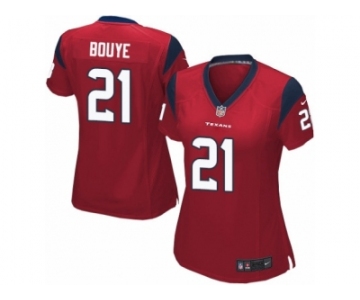 Women's Nike Houston Texans #21 A.J. Bouye Limited Red Alternate NFL Jersey