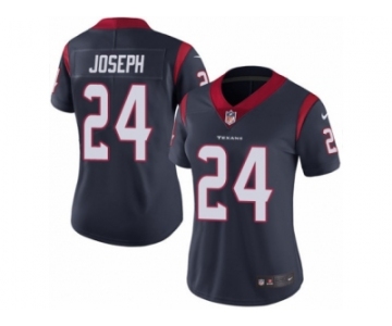 Women's Nike Houston Texans #24 Johnathan Joseph Vapor Untouchable Limited Navy Blue Team Color NFL Jersey