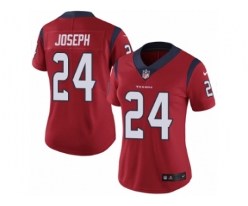 Women's Nike Houston Texans #24 Johnathan Joseph Vapor Untouchable Limited Red Alternate NFL Jersey