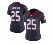 Women's Nike Houston Texans #25 Kareem Jackson Vapor Untouchable Limited Navy Blue Team Color NFL Jersey