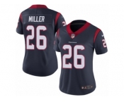 Women's Nike Houston Texans #26 Lamar Miller Vapor Untouchable Limited Navy Blue Team Color NFL Jersey