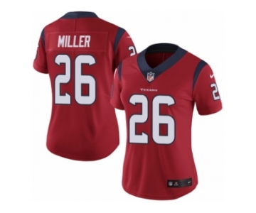 Women's Nike Houston Texans #26 Lamar Miller Vapor Untouchable Limited Red Alternate NFL Jersey