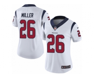 Women's Nike Houston Texans #26 Lamar Miller Vapor Untouchable Limited White NFL Jersey