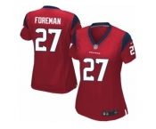 Women's Nike Houston Texans #27 D'Onta Foreman Limited Red Alternate NFL Jersey