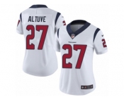 Women's Nike Houston Texans #27 Jose Altuve Vapor Untouchable Limited White NFL Jersey