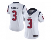 Women's Nike Houston Texans #3 Tom Savage Vapor Untouchable Limited White NFL Jersey