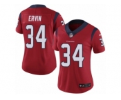 Women's Nike Houston Texans #34 Tyler Ervin Vapor Untouchable Limited Red Alternate NFL Jersey