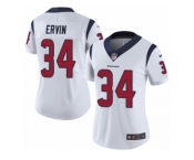 Women's Nike Houston Texans #34 Tyler Ervin Vapor Untouchable Limited White NFL Jersey