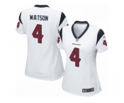 Women's Nike Houston Texans #4 Deshaun Watson Limited White NFL Jersey