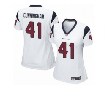 Women's Nike Houston Texans #41 Zach Cunningham Limited White NFL Jersey