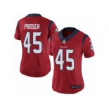 Women's Nike Houston Texans #45 Jay Prosch Vapor Untouchable Limited Red Alternate NFL Jersey