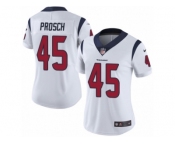 Women's Nike Houston Texans #45 Jay Prosch Vapor Untouchable Limited White NFL Jersey