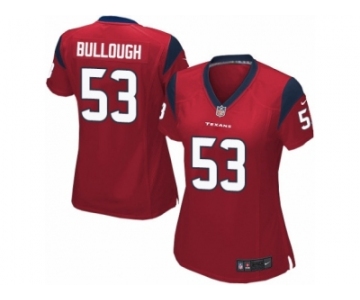 Women's Nike Houston Texans #53 Max Bullough Limited Red Alternate NFL Jersey